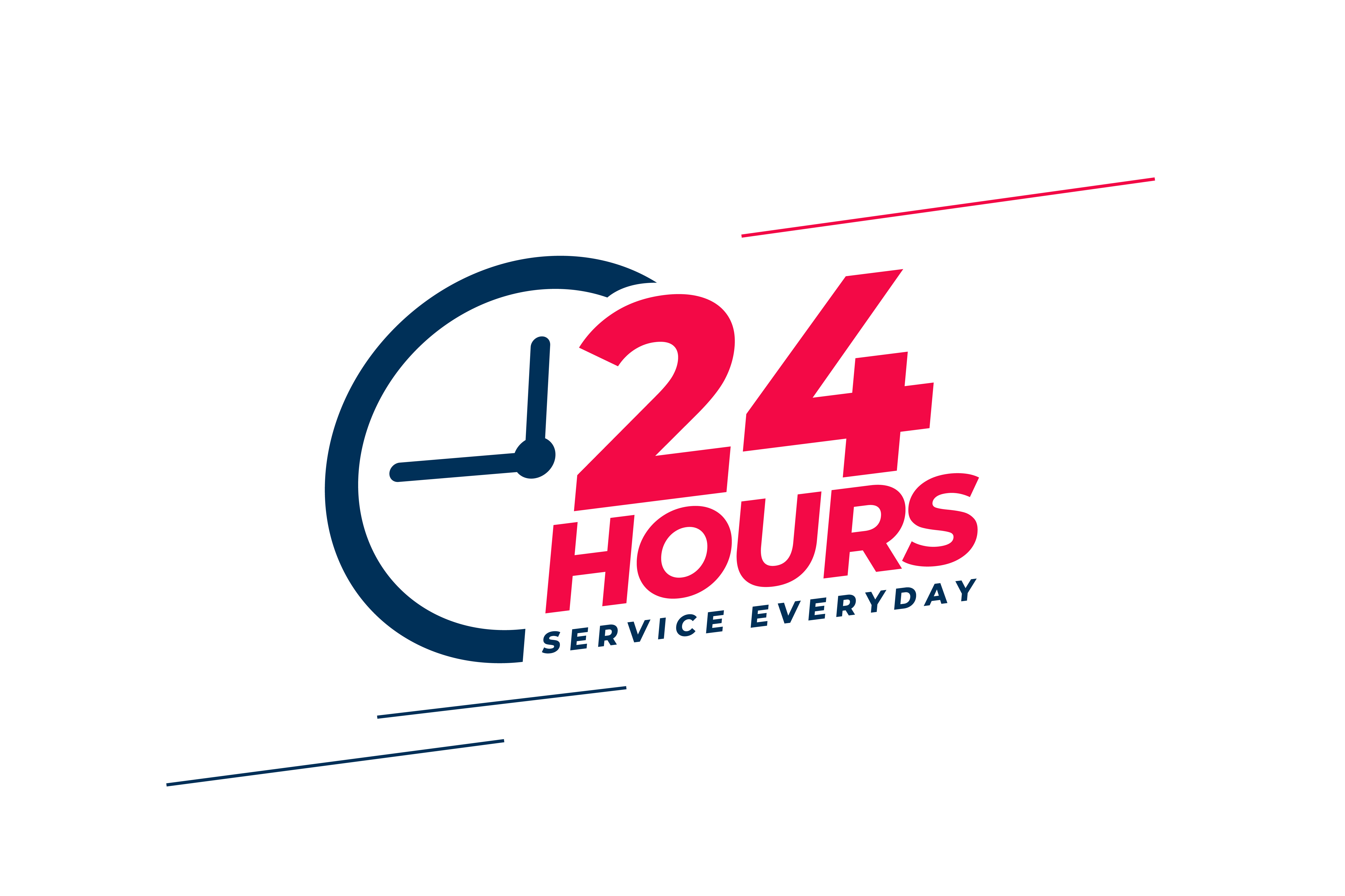 24/7 Service Symbol